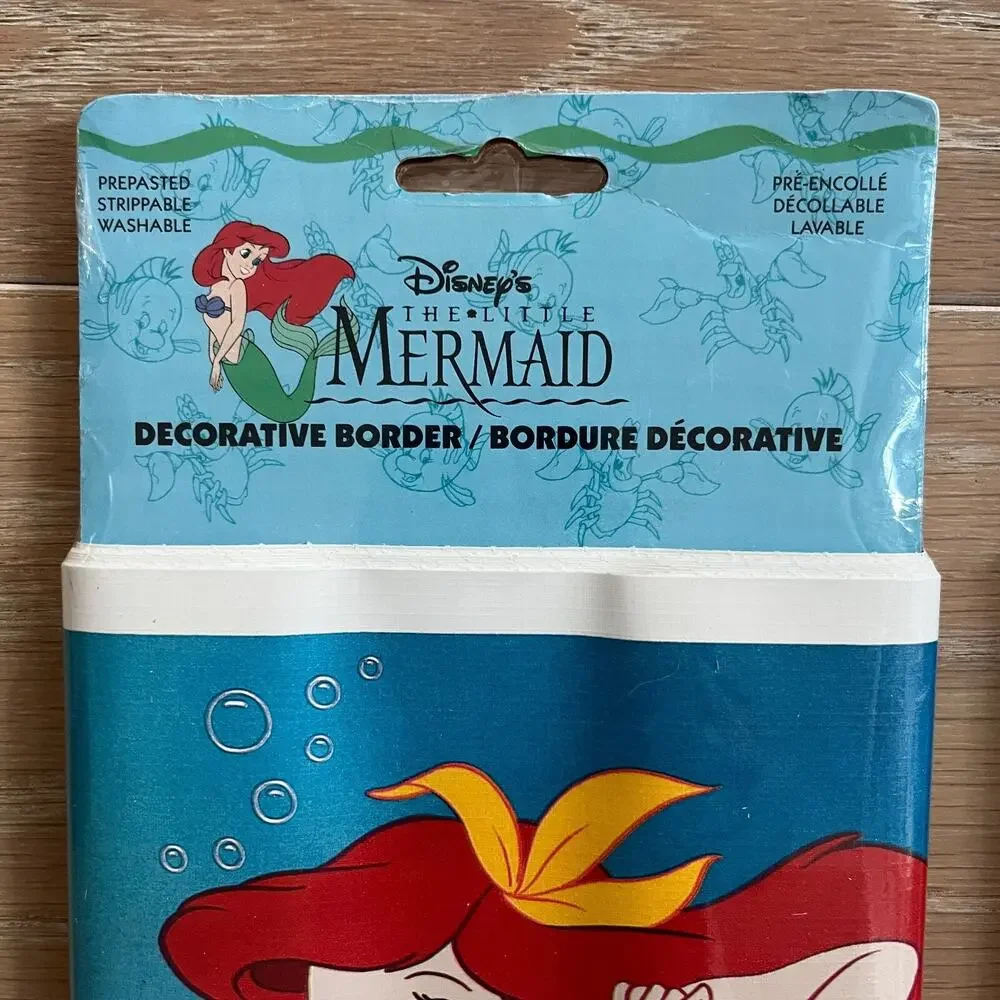 Disney Little Mermaid Wallpaper Decorative Border Prepasted Border Under the Sea